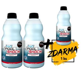 Bezchlórový vločkovač a zjiskřovač do bazénu H2O FLOCK - 2+1 ZDARMA