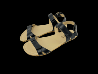 Barefoot sandále Alondra Black Veľkosť: 40