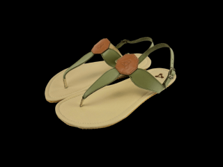 Barefoot sandále Marisol Olive Veľkosť: 39