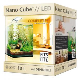Dennerle Akvárium NanoCube Complete + LED 10 l