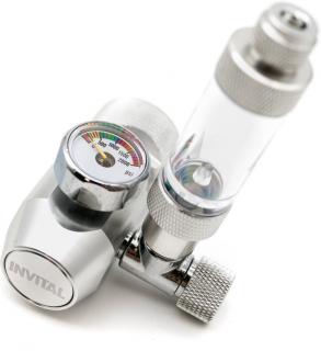INVITAL CO2 regulátor s ihlovým ventilom