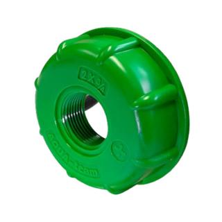 Adaptér Econom AQUA zelený, na IBC nádrže závit S60x6 na G 3/4" vnútor.závit (polypropylén)