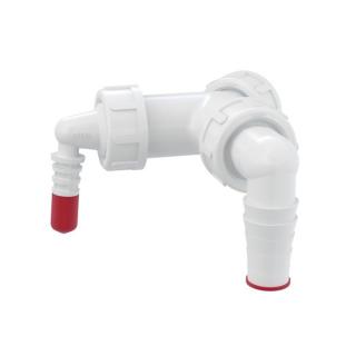 Alcadrain dvojitá hadicová prípojka  (Pre hadice 8–23 mm so spätnými klapkami)