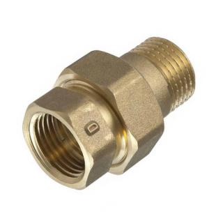 Kúrenárske šróbenie priame mosadz DN 1 1/4" (Radiátorové šróbenie priame)