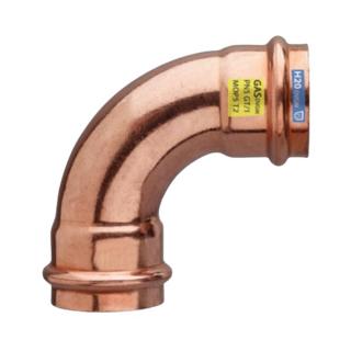 Medené koleno 28mm 90°  FF lisovacie (FRABOPRESS Oblúk 90° FF)