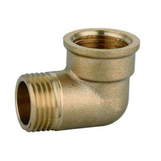 Mosadzné koleno 3/8  90°  MF