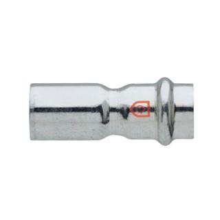 Oceľový nátrubok redukovaný 28x18mm MF lisovací (FRABOPRESS C-STEEL redukované hrdlo FF)