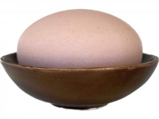 LENYK aroma kameň vlastný variant bezpečnej aromalampy lesklá miska ružový, hnedá lesklá