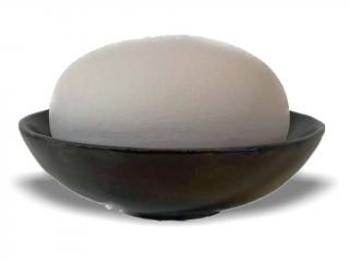 LENYK aroma kameň vlastný variant bezpečnej aromalampy lesklá miska sivý, hnedá lesklá