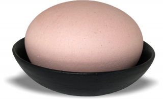LENYK aroma kameň vlastný variant bezpečnej aromalampy matná miska ružový, čierna