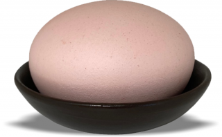 LENYK aroma kameň vlastný variant bezpečnej aromalampy matná miska ružový, Čokoládovo hnedá matná