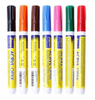 ACRYL akrylová univerzálna fixka hrubá 2mm /6 ml | rôzne odtiene (Akrylová fixka Darwi)