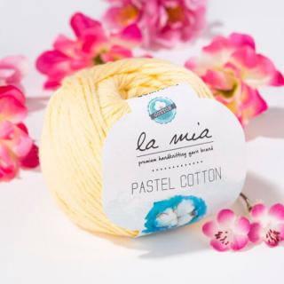 Bavlnená priadza La Mia Pastel 50 g | rôzne odtiene (100 percentná bavlna)
