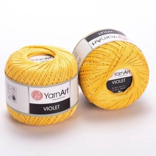 Bavlnená priadza YarnArt Violet 50 g | rôzne farby (priadza na háčkovanie)