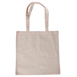 Bavlnená taška s dlhou rúčkou - 38 x 42 cm (bavlnené textilné polotovary)