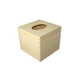 Drevená krabička na servítky - štvorec (drevená krabička)