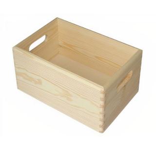 Drevená prepravka 30 x 20 x 14 cm (drevená debnička)