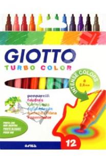 Fixky GIOTTO TURBO COLOR / 12 farieb (markery )