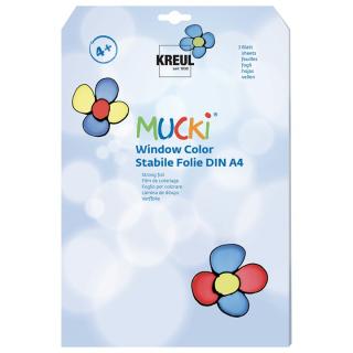 Fólie pre farby na sklo MUCKI KREUL - 3 listy A4