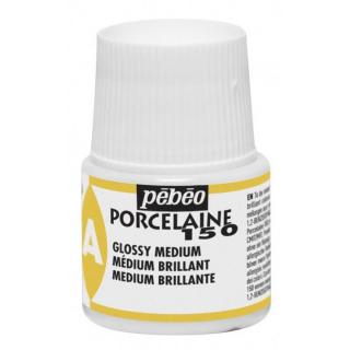 Lesklé medium Porcelain 150 pre farby na porcelán Pébéo 45ml (Médium pre farby na sklo a porcelán)