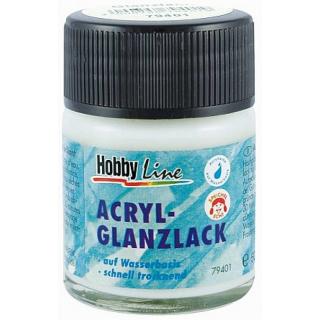 Lesklý akrylový lak 50 / 275 ml na vodnej báze Hobby Line  (HOBBY LINE - C. Kreul)