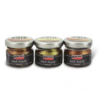 Metalická vosková pasta 20 ml / rôzne farby