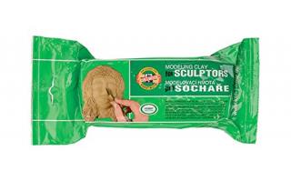 Modelovacia hmota sochárska, 550g okrová
