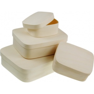 Obdĺžnikový box z preglejky / rôzne rozmery (drevené polotovary na dekupáž)