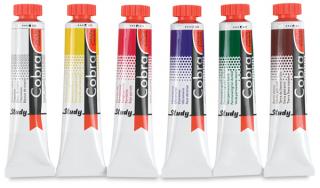 Olejove farby vodou riediteľné COBRA STUDY 40ml | rôzne farby (olejové farby)