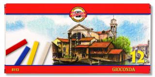 Olejové kriedy GIOCONDA / 12 dielny set (olejové kriedy KOH-I-NOOR)
