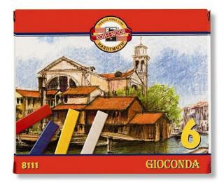 Olejové kriedy GIOCONDA / 6 dielny set (olejové kriedy KOH-I-NOOR)
