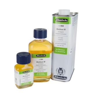 Schmincke Medium W pre miešanie olejových farieb vodou | rôzne objemy (medium W pre olejomaľbu)