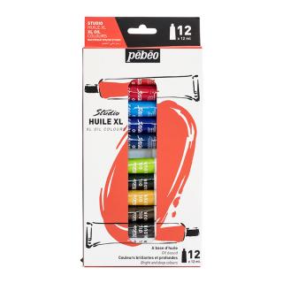 Set olejových farieb Studio Huile XL Pebeo 12 x 12 ml