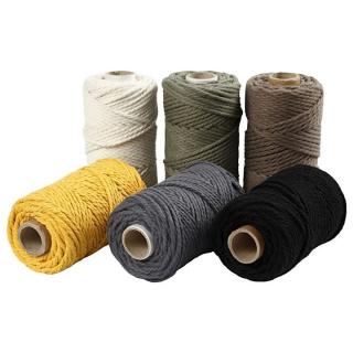 Šnúra na macrame 4 mm x 55 m / rôzne farby