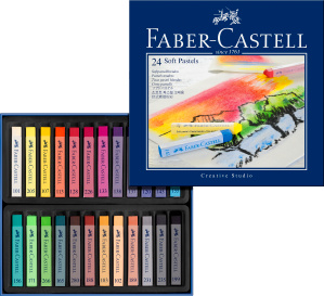 Suchý pastel Gofa set 24 farebný (Faber Castel - Suchý pastel)