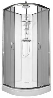ARTTEC BRILIANT NEW - sprchový box model 6 šedé sklo  + Vlastní výroba, Záruka 5 let + Zdarma stěrka Arttec