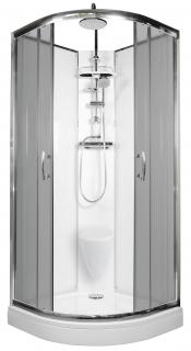 ARTTEC BRILIANT NEW - sprchový box model 7 šedé sklo