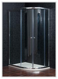 ARTTEC KLASIK 90x120 clear NEW - nástenný sprchový kút