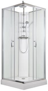 ARTTEC SMARAGD NEW - Thermo sprchový box model 6 chinchila  + Vlastní výroba, Záruka 5 let + Zdarma stěrka Arttec