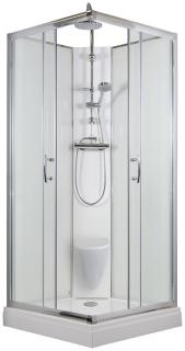 ARTTEC SMARAGD NEW - Thermo sprchový box model 7 chinchila  + Vlastní výroba, Záruka 5 let + Zdarma stěrka Arttec