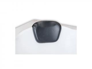 Relaxační podhlavník na vanu odnímatelný 25 x 17 cm, černý