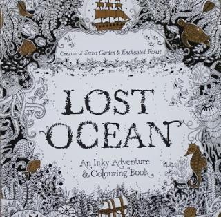 Antistresová omaľovánka Lost Oceal  (22 veľko strán) (Antistresová omaľovánka)