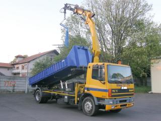 DAF CF - do zadu výklopná korba + HR - nosnosť 9t