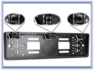 Cúvacia kamera so senzormi v podložke špz 3 v 1