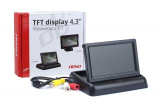 Displej výklopný pre cúvaciu kameru TFT02 AMiO-02484