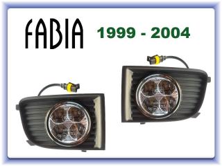 LED denné svietenie DRL Škoda Fabia 1999-2004