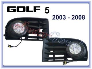 LED denné svietenie DRL VW Golf 5 2003 - 2008