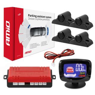 Parkovací asistent LED-GRAF 4-senzorové čierne TRUCK 19mm