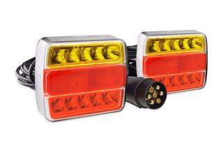 Sada zadných magnetových svietidiel pre prívesný vozík AMiO-02141