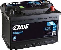 Autobatéria EXIDE Classic 70Ah, 640A